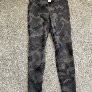 White House black market runway legging camo